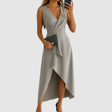 Valerie — Elegant V-Neck Dress