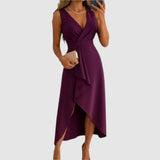 Valerie — Elegant V-Neck Dress