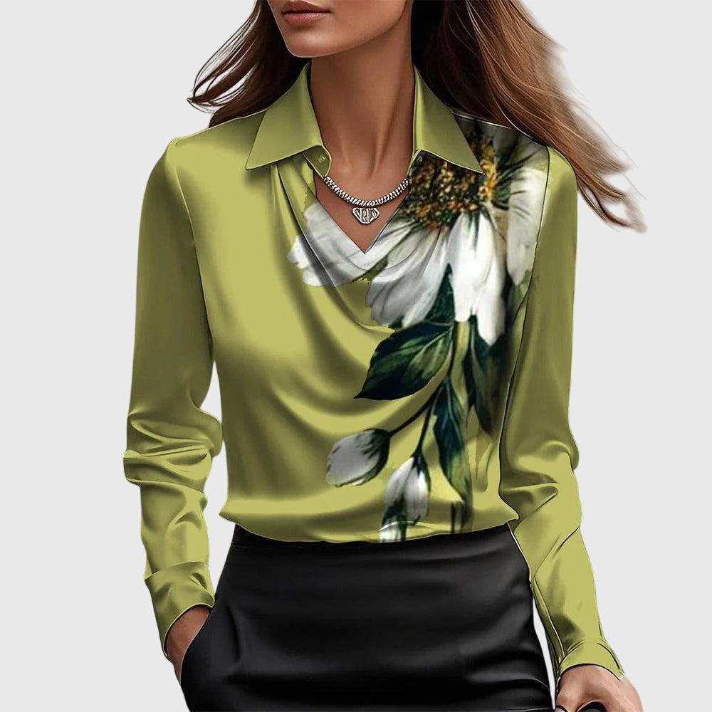 Harper — Elegant Satin Blouse