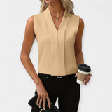 Sadie — Elegant Sleeveless Sleeved Top