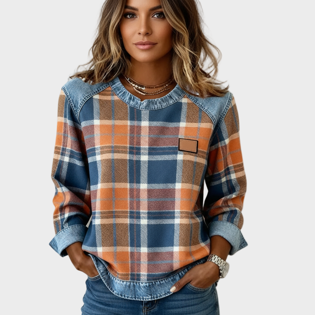 Ivy — Check Sweatshirt