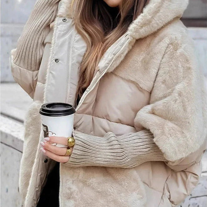 Maya — Quilted Hooded Coat