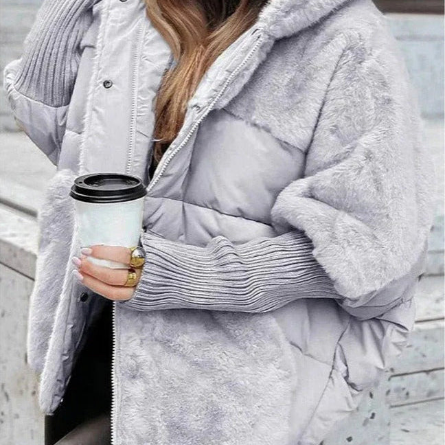 Maya — Quilted Hooded Coat