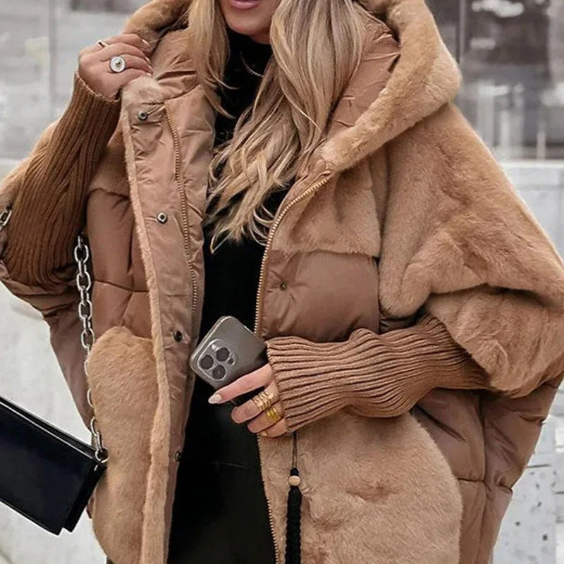 Maya — Quilted Hooded Coat