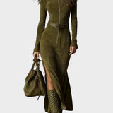 Zelda — Belted Maxi Dress