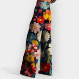 Laura — Floral Wide-Leg Trousers