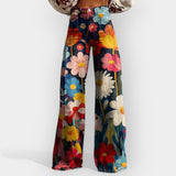 Laura — Floral Wide-Leg Trousers