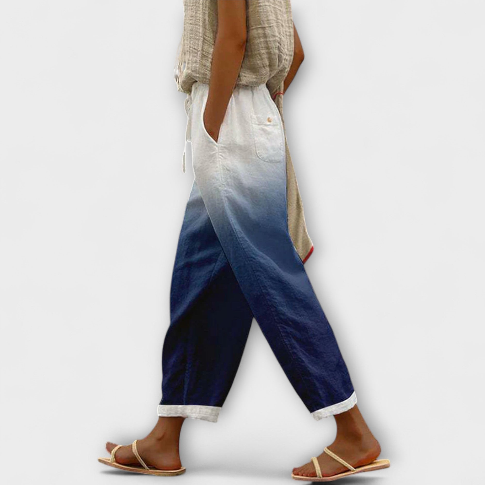 Edith — Relaxed Printed Trousers