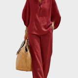 Primrose — Linen Wool Cotton Trousers