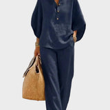 Primrose — Linen Wool Cotton Trousers